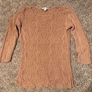 Coldwater Creek Loose Weave Sweater